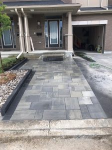 Interlock driveway extension