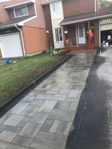 Interlock driveway extension