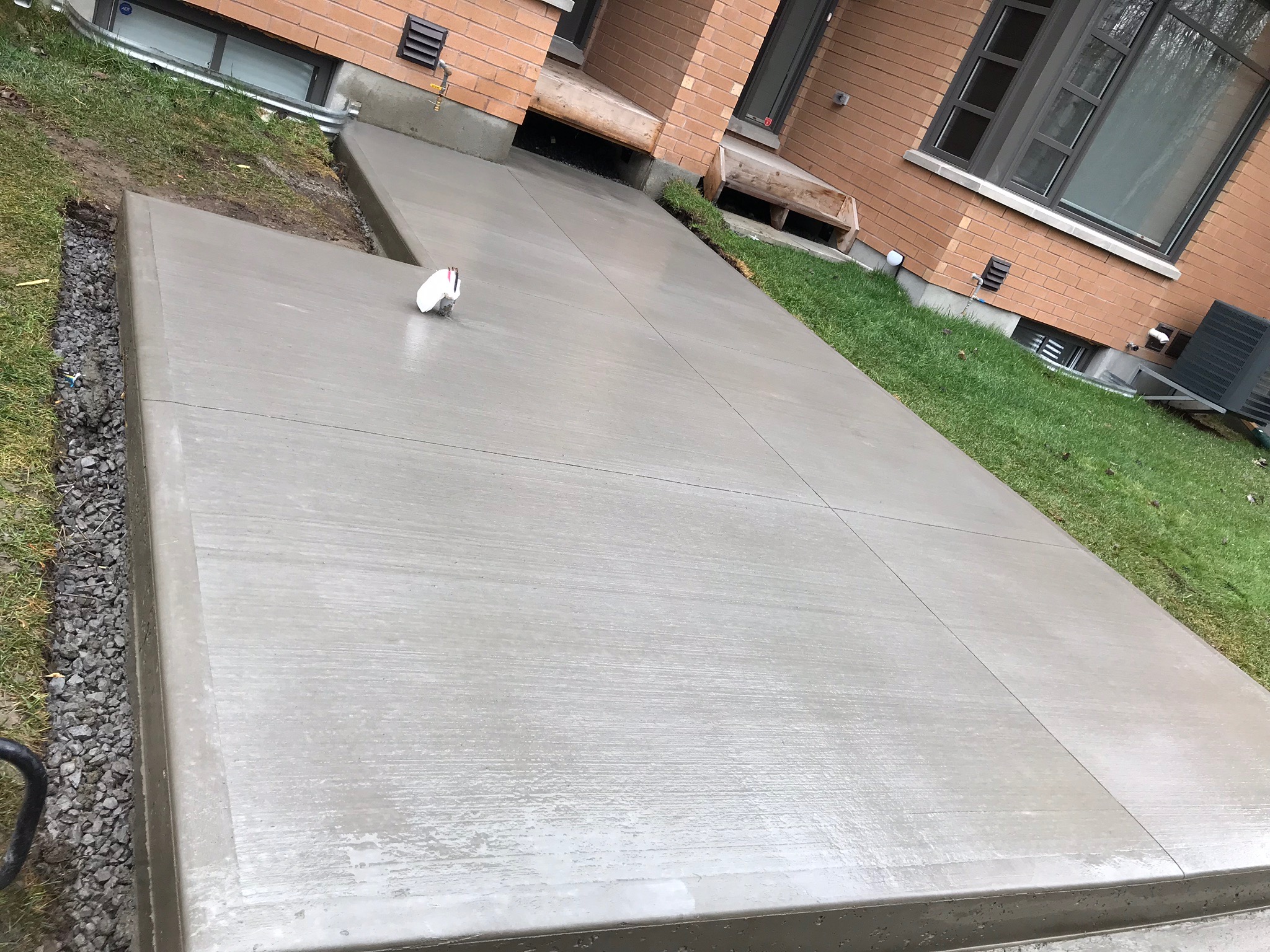 Concrete patio