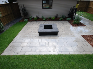 Interlock patio