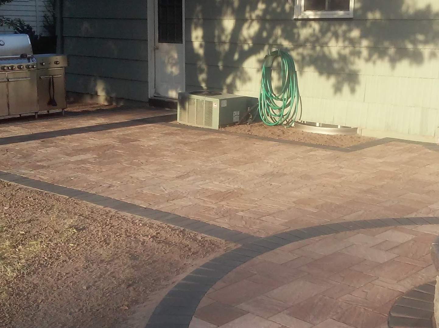 Interlock patio