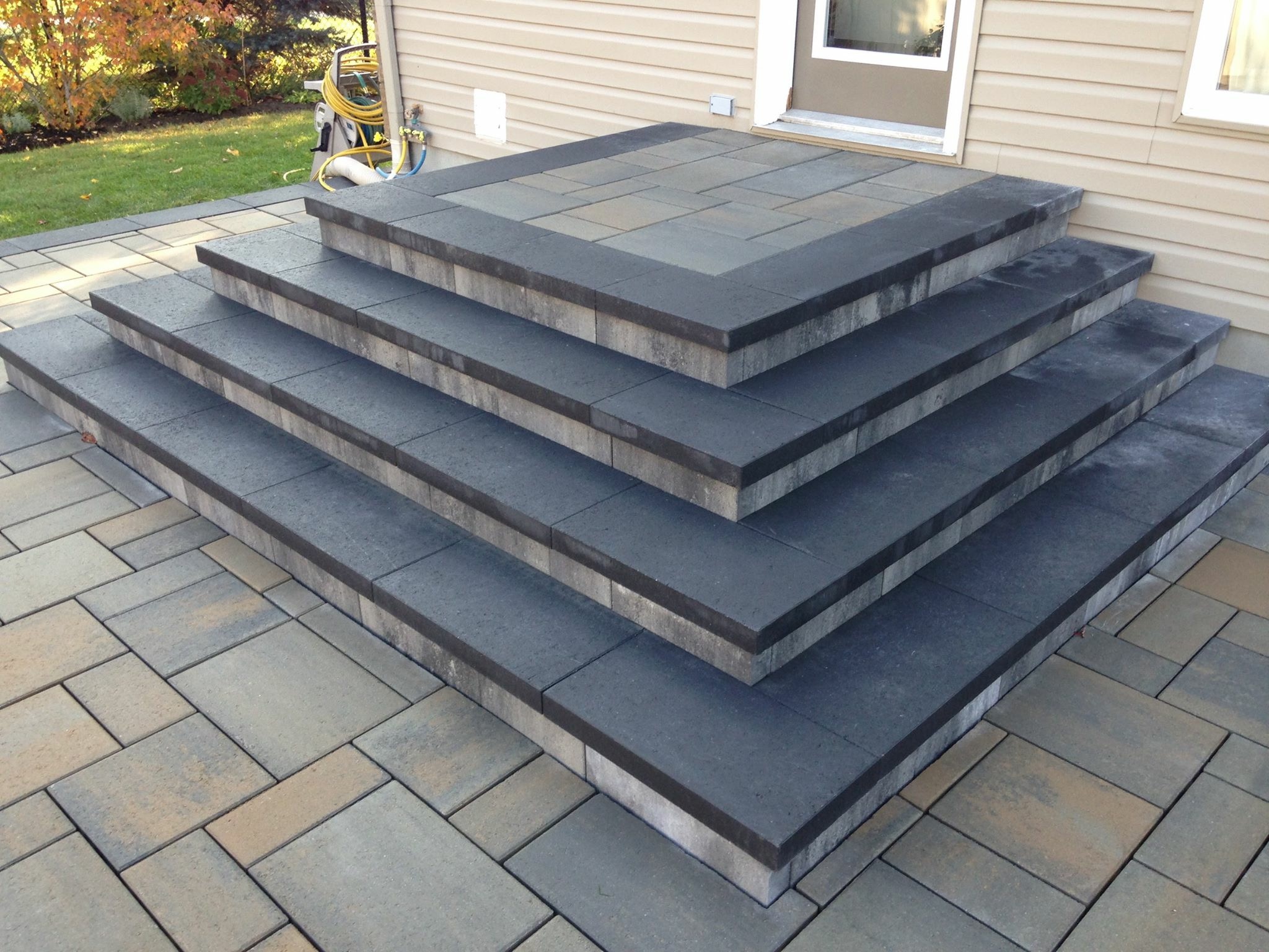 Interlock patio